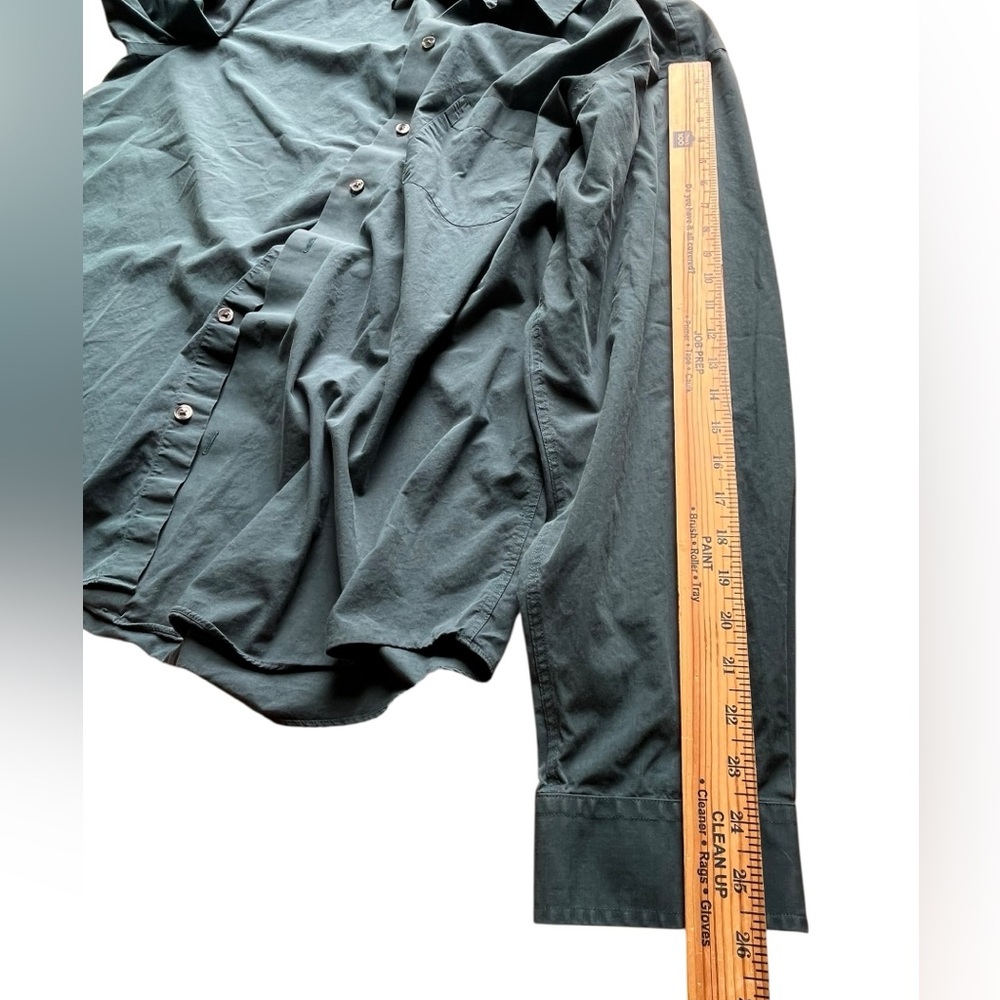 Eddie Bauer Men's Slate Gray Blue Button Down Shirt - Picture 5 of 6